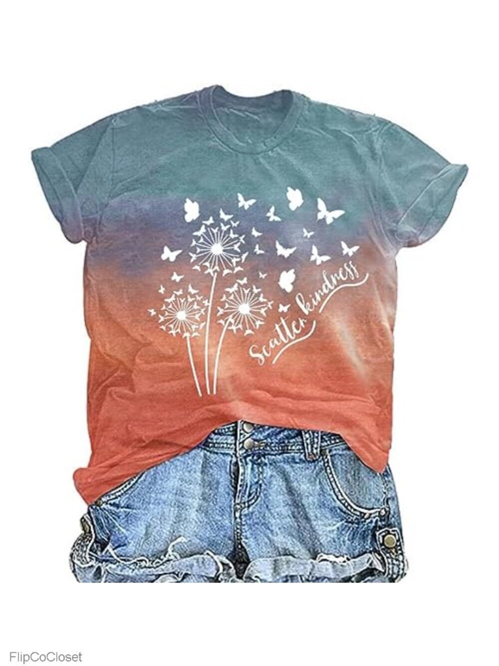 Women's Be Kind Graphic T-Shirt Short Sleeve Loose Fit Casual Summer Tee